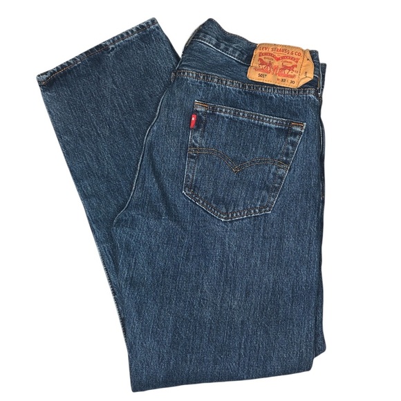 Levi’s Men’s 501 XX Blank Red Tab Button Fly Original Fit Denim Jeans - Picture 1 of 10